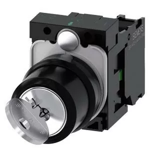 INTERRUPTOR DE LLAVE RONIS, 22MM, REDONDO, PLASTICO, NO. DE CERRADURA SB30, CON 2 LLAVES, 2 POSICIONES O-I, SOSTENIDO, 10:30H/13:30H, POSICION DE EXTRACCION ...