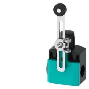 Final de carrera 56mm  Plastico Tipo palanca de rodillo de longitud regulable y de ajuste ﬁno SIEMENS