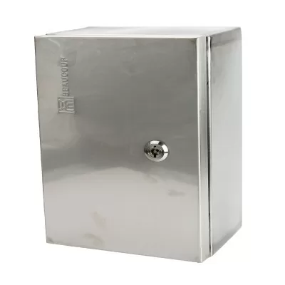 400x300x200 Gabinete modulare en pared IP-66
servicio pesado fabricado en acero
inoxidable AISI 304 Beaucoup