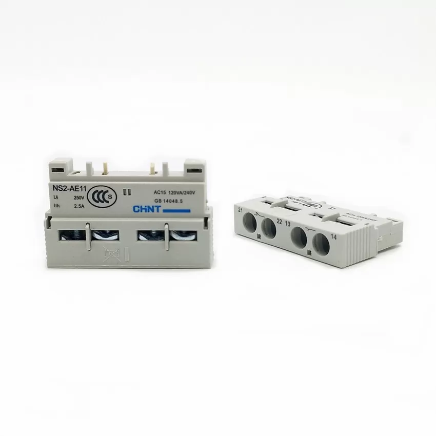 BLOQUE CHINT AUXILIAR SUPERIOR 1NA+1NC P/GUAR.NS-25