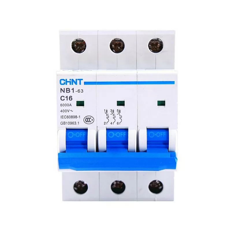 BREAKER  RIEL CHINT 3 POLOS   10A-240V 10KA