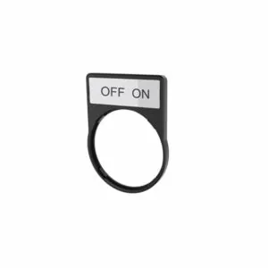 Portaetiquetas ancho etiqueta 9mm para boton/sleector (22mm)